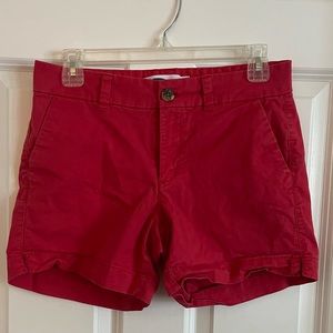 Old Navy Everyday Mid-Rise Shorts. Coral, Size 2.